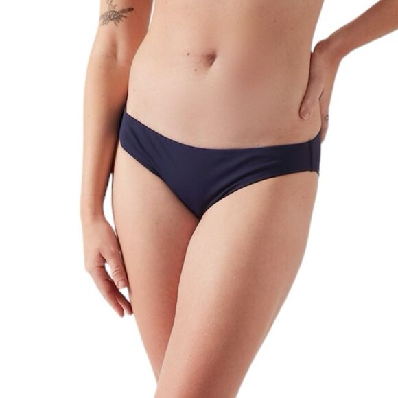 Athleta Clean Medium Swim Bottom in Dress Blue Size Large NWT - Picture 1 of 7